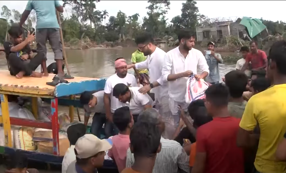 tawhid afridi at sylhet flood 2022